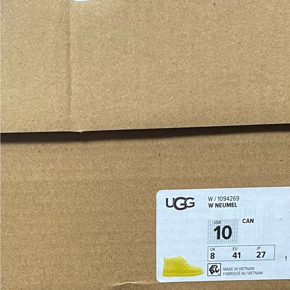 UGG® NEUMEL Canary Yellow Chukka Ankle Boot w/ ✅ FREE Protector Spray - Picture 7 of 8
